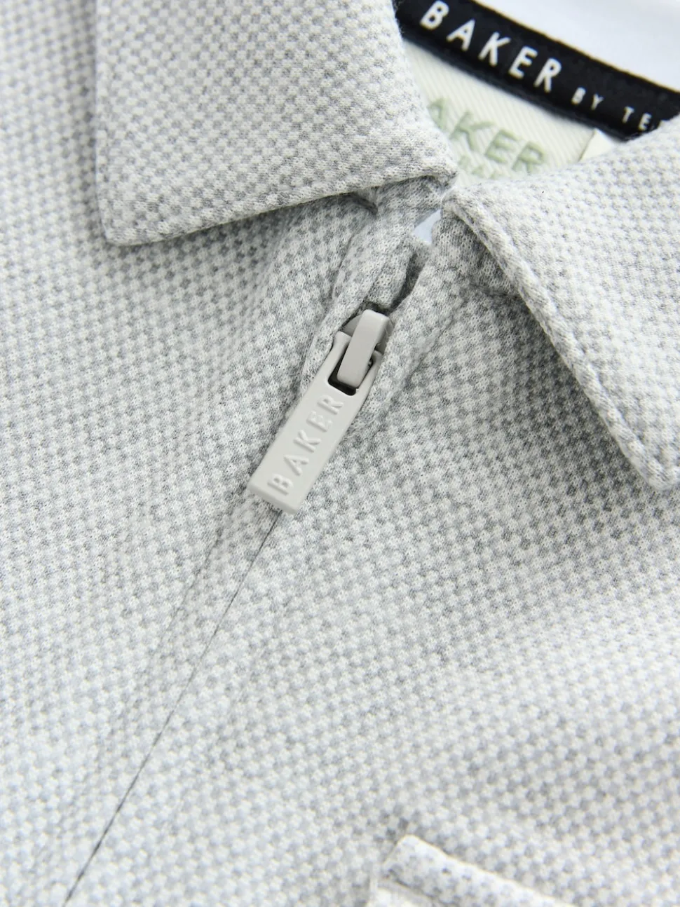 Gris - Baker by Ted Baker ensemble 3 pièces T-shirt, veste et pantalons texturés