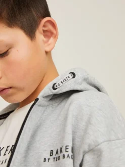 Gris - Baker by Ted Baker - Ensemble à capuche et jogging zippés en coton 100%.