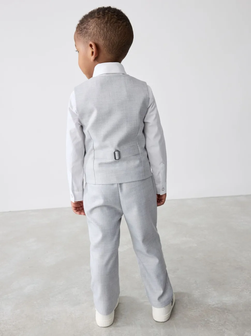 Gris - Baker by Ted Baker Ensemble Gilet Chemises et Pantalons