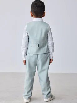 Gris - Baker by Ted Baker Ensemble Gilet Chemises et Pantalons