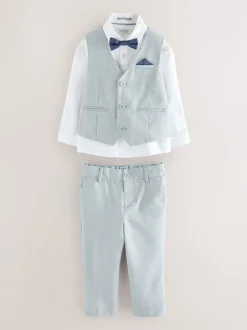 Gris - Baker by Ted Baker Ensemble Gilet Chemises et Pantalons