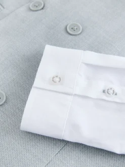 Gris - Baker by Ted Baker ensemble gilet, chemise et cravate