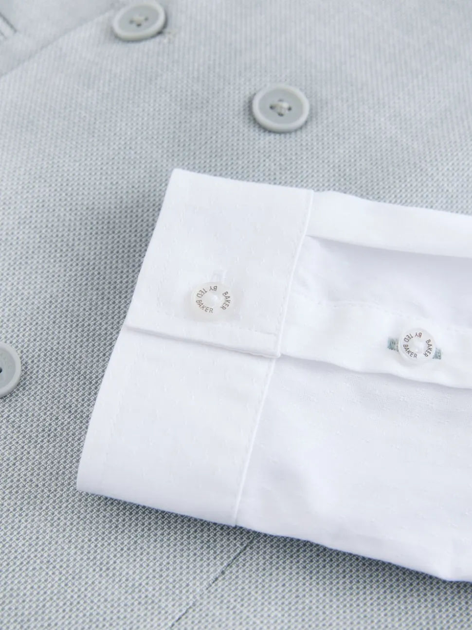 Gris - Baker by Ted Baker ensemble gilet, chemise et cravate