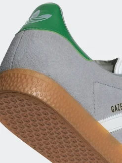 Gris - Baskets adidas Originals Gazelle Lace Junior