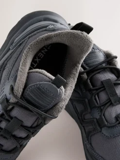 Gris - Baskets imperméables à lacets élastiques