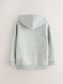 Gris - Clarks Sweat à capuche zippé