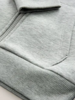 Gris - Clarks Sweat à capuche zippé