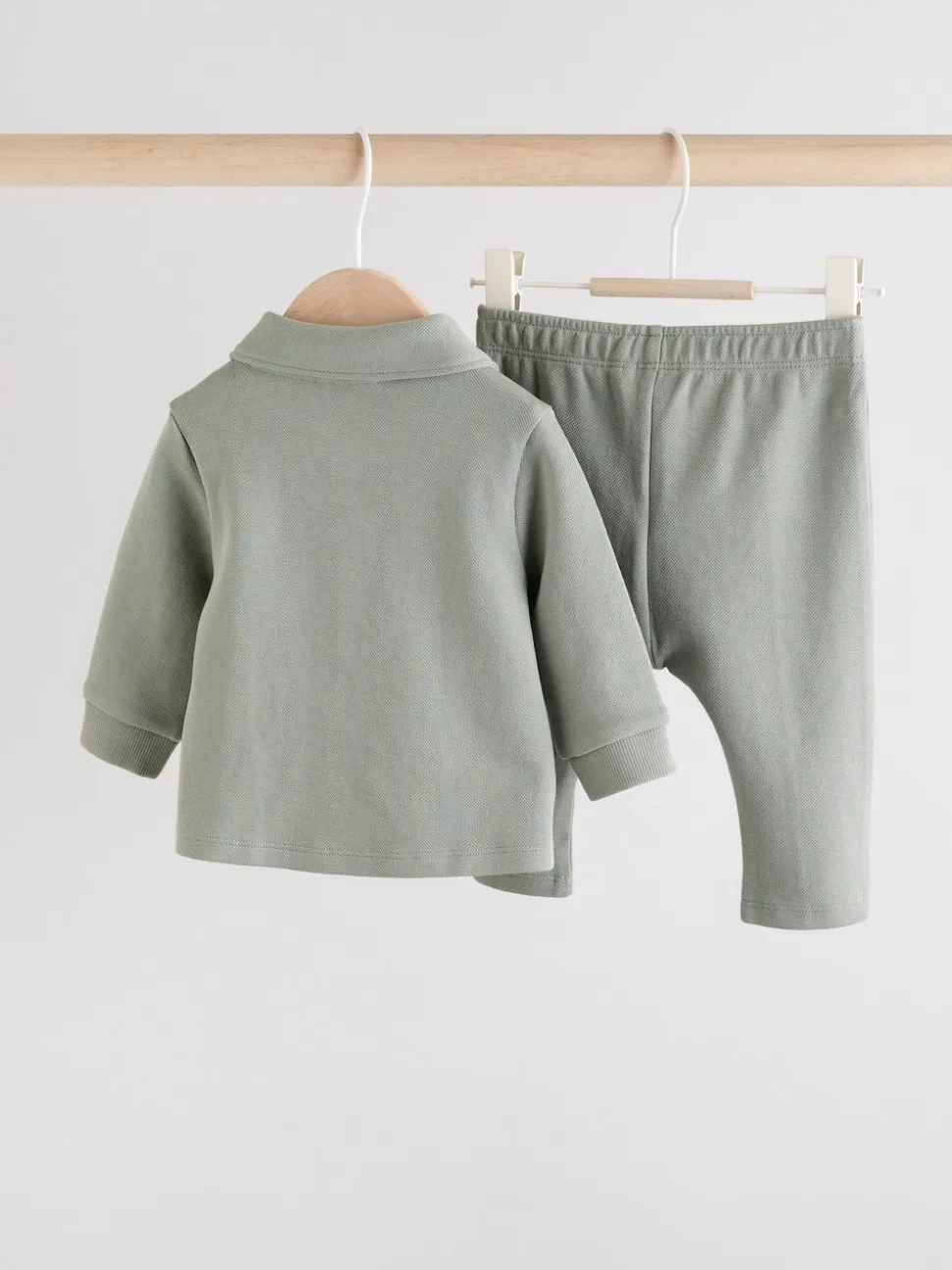 Gris - Ensemble polo et legging bébé (0mois-2ans)