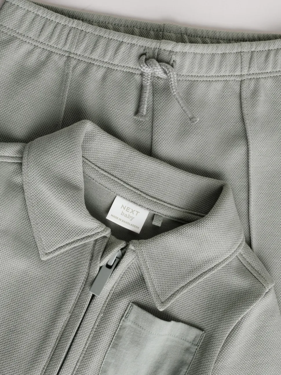 Gris - Ensemble polo et legging bébé (0mois-2ans)