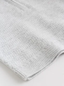 Gris - Ensemble pull et legging en maille bébé (0 mois-2 ans)