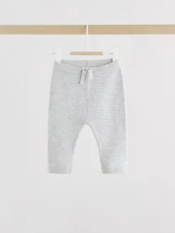 Gris - Ensemble pull et legging en maille bébé (0 mois-2 ans)