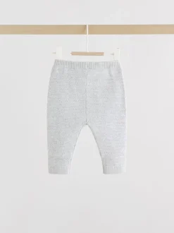 Gris - Ensemble pull et legging en maille bébé (0 mois-2 ans)
