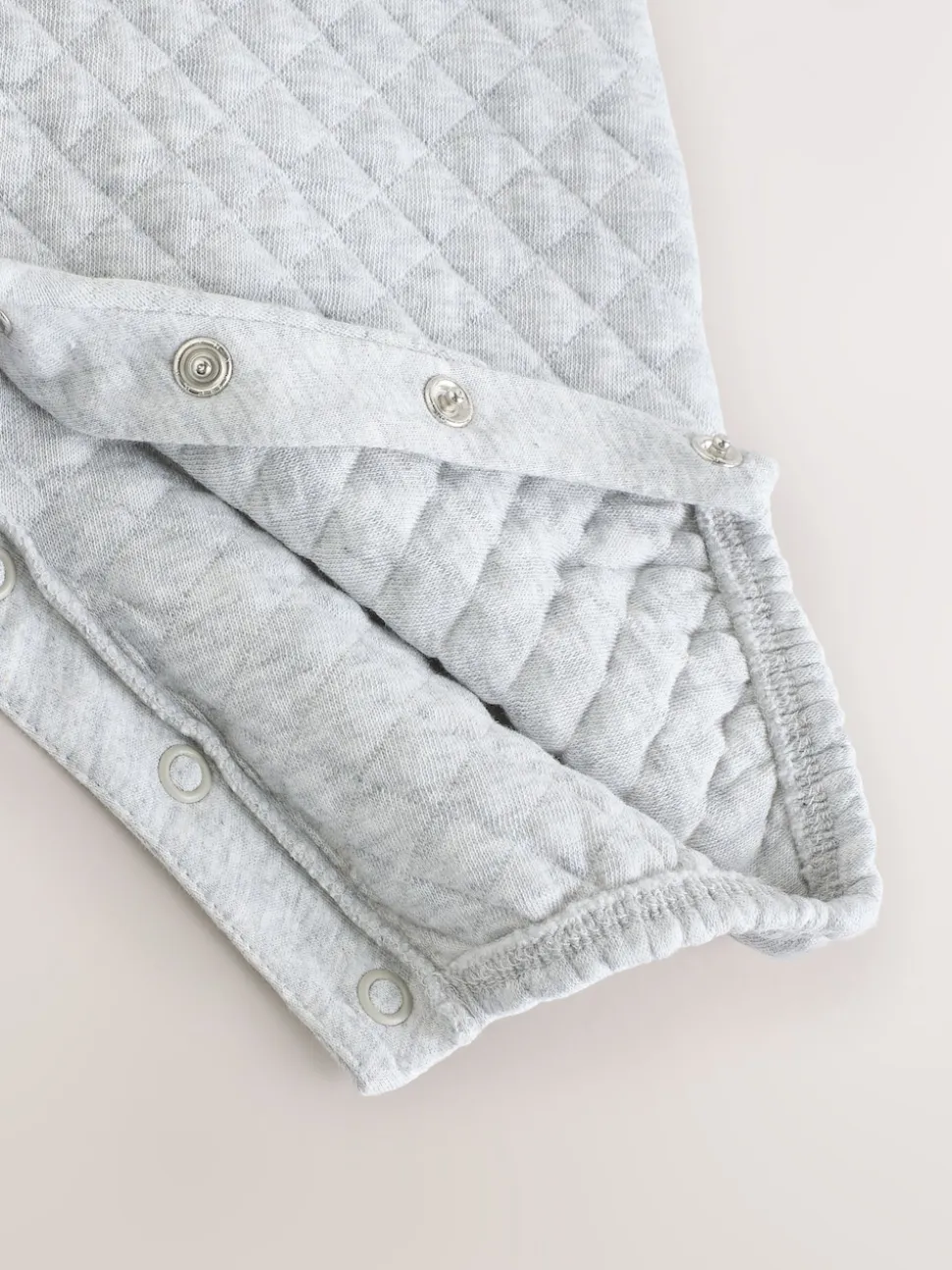 Gris - Ensemble salopette et body matelassé en jersey bébé (0mois-2ans)