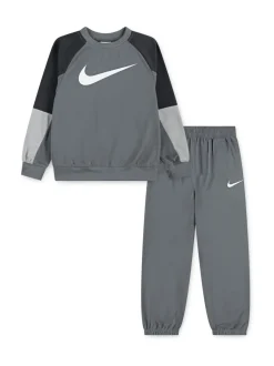 Gris - Ensemble Survêtement Nike Little Kids Lifestyle Essentials Col rond