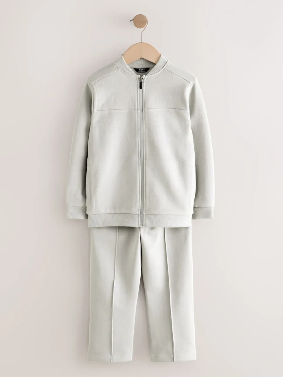 Gris - Ensemble veste bomber en jersey élégant et jogging (3-16ans)