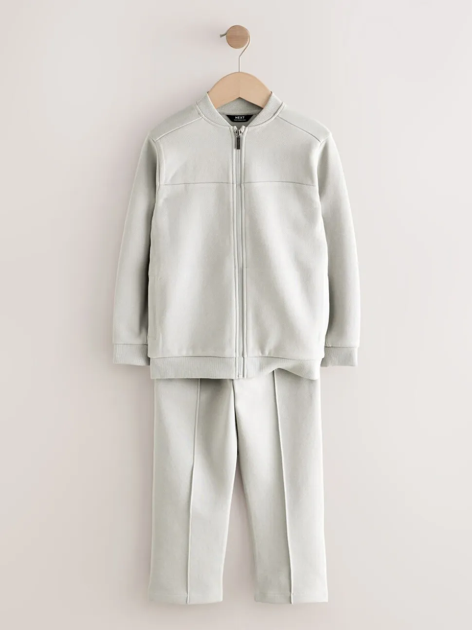 Gris - Ensemble veste bomber en jersey élégant et jogging (3-16ans)