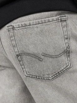 Gris - Jean JACK & JONES Junior Chris coupe décontractée noir