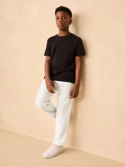 Gris - Joggings Coupe classique sans poignets (3-16ans)