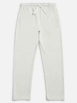 Gris - Joggings New Balance French terry coupe droite à petit logo