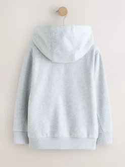 Gris - Logo Zip Through Hoodie (3-16yrs)