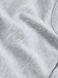 Gris - Lot de 5 bodys bébé à manches longues