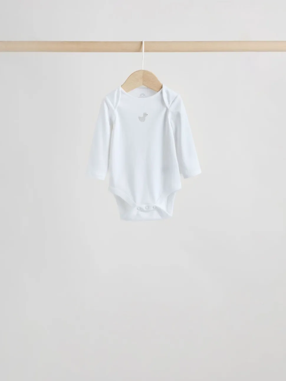 Gris - Lot de 5 bodys bébé à manches longues