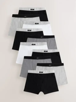 Gris - Maillot de bain à ceinture souple 10 paquet (2-16ans)