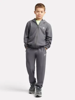 Gris - New Balance Ensemble veste légère et jogging