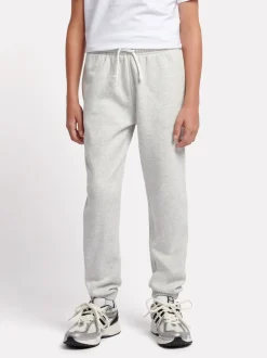 Gris - New Balance Small Boys Brush Back Logo Joggers