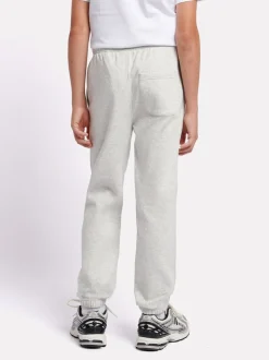 Gris - New Balance Small Boys Brush Back Logo Joggers