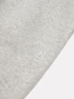 Gris - New Balance Small Boys Brush Back Logo Joggers