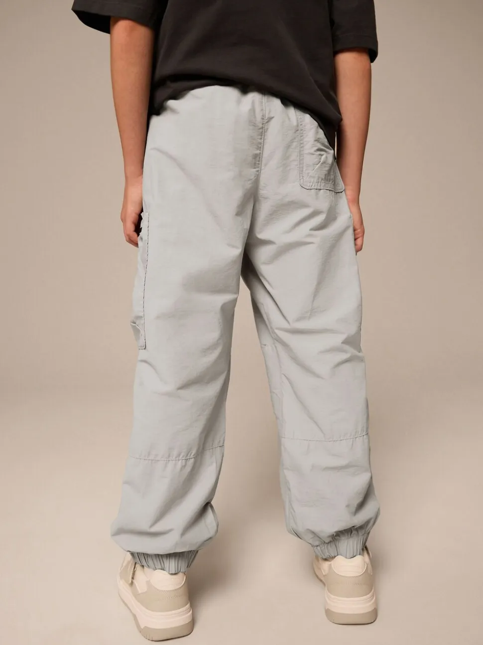 Gris - Pantalon à poche zippée Cargos (3-16ans)