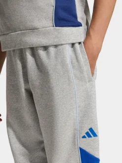 Gris - Pantalon de jogging adidas colour block