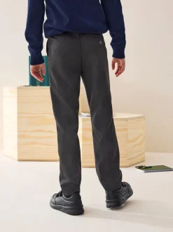 Gris - Pantalon habillé à l’école (3-17ans)