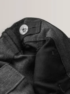 Gris - Pantalon scolaire à plis (3-17ans)