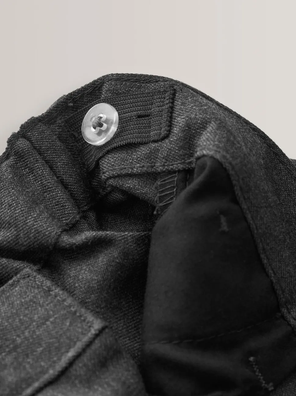 Gris - Pantalon scolaire à plis (3-17ans)