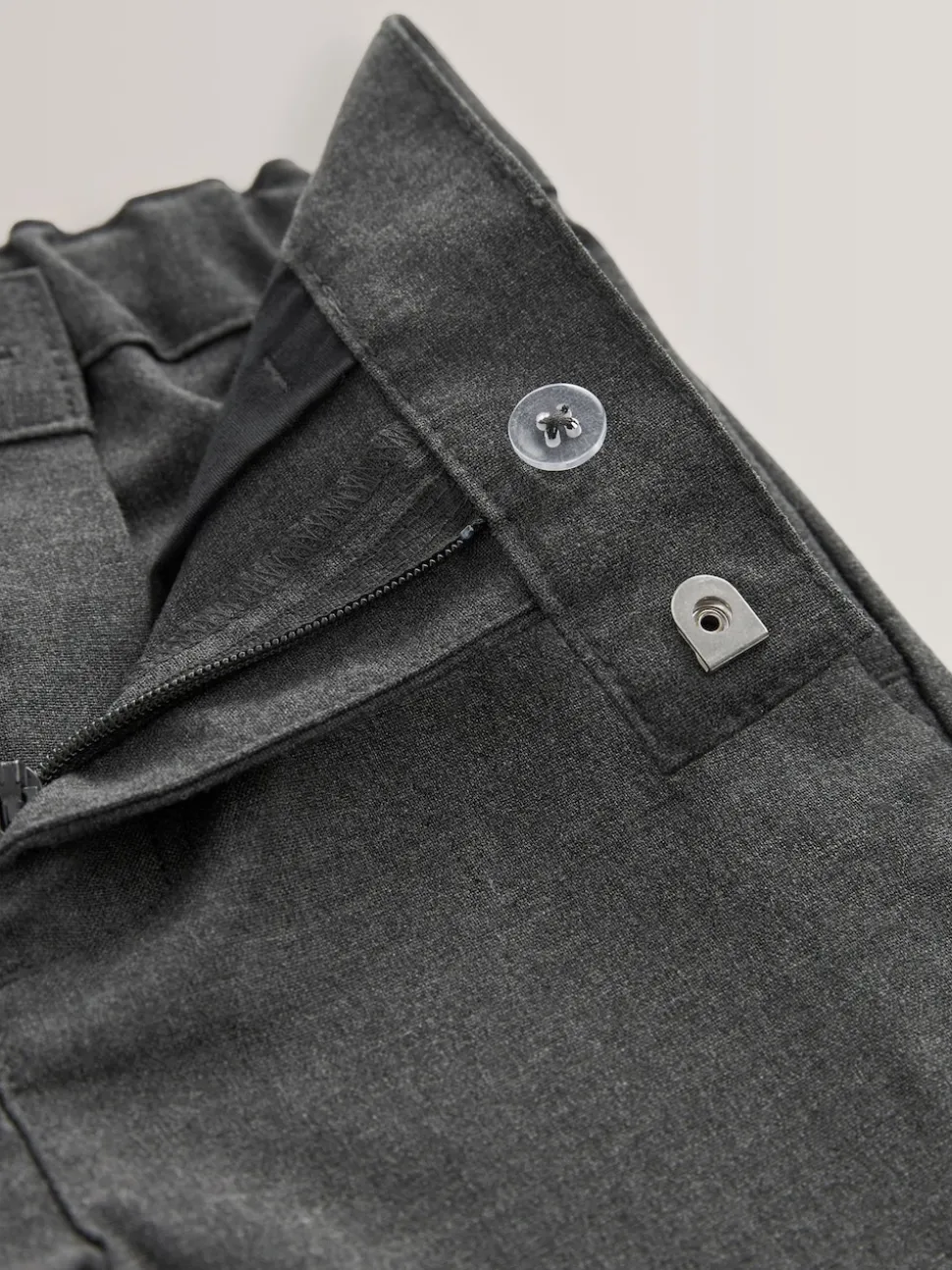 Gris - Pantalon skinny extensible pour l'école (3-17ans)