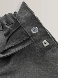 Gris - Pantalon skinny extensible pour l'école (3-17ans)