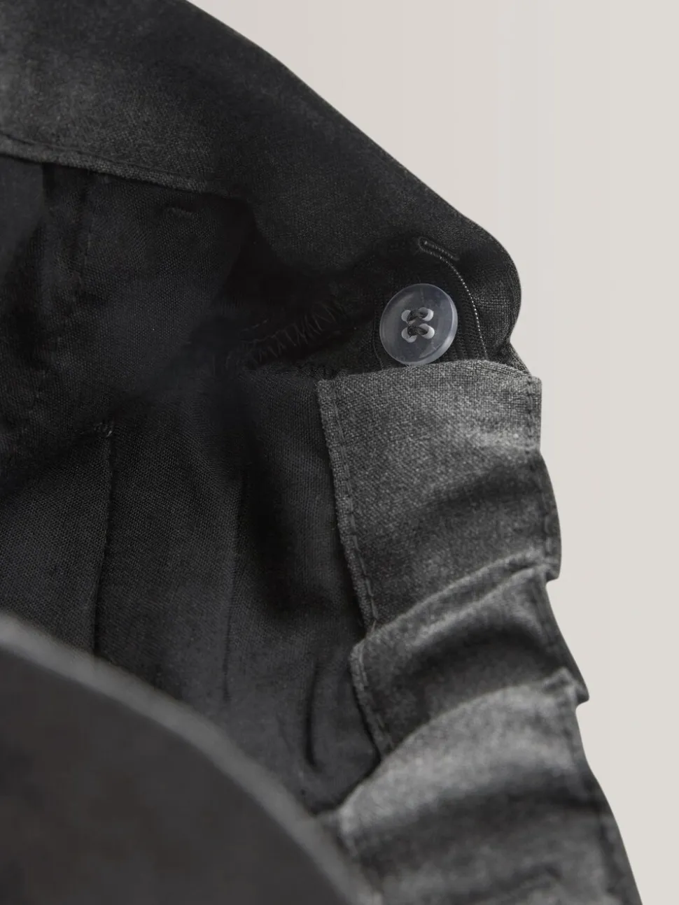 Gris - Pantalon skinny extensible pour l'école (3-17ans)