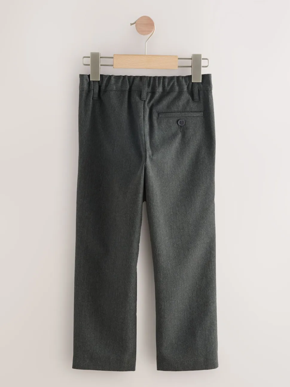 Gris - Pantalons d’école à taille standard coupe standard (3-17ans)