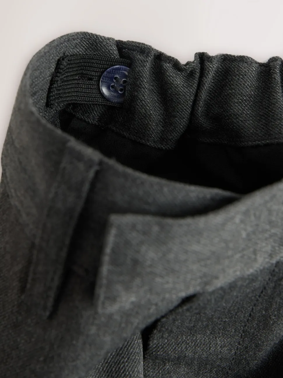 Gris - Pantalons d’école à taille standard coupe standard (3-17ans)