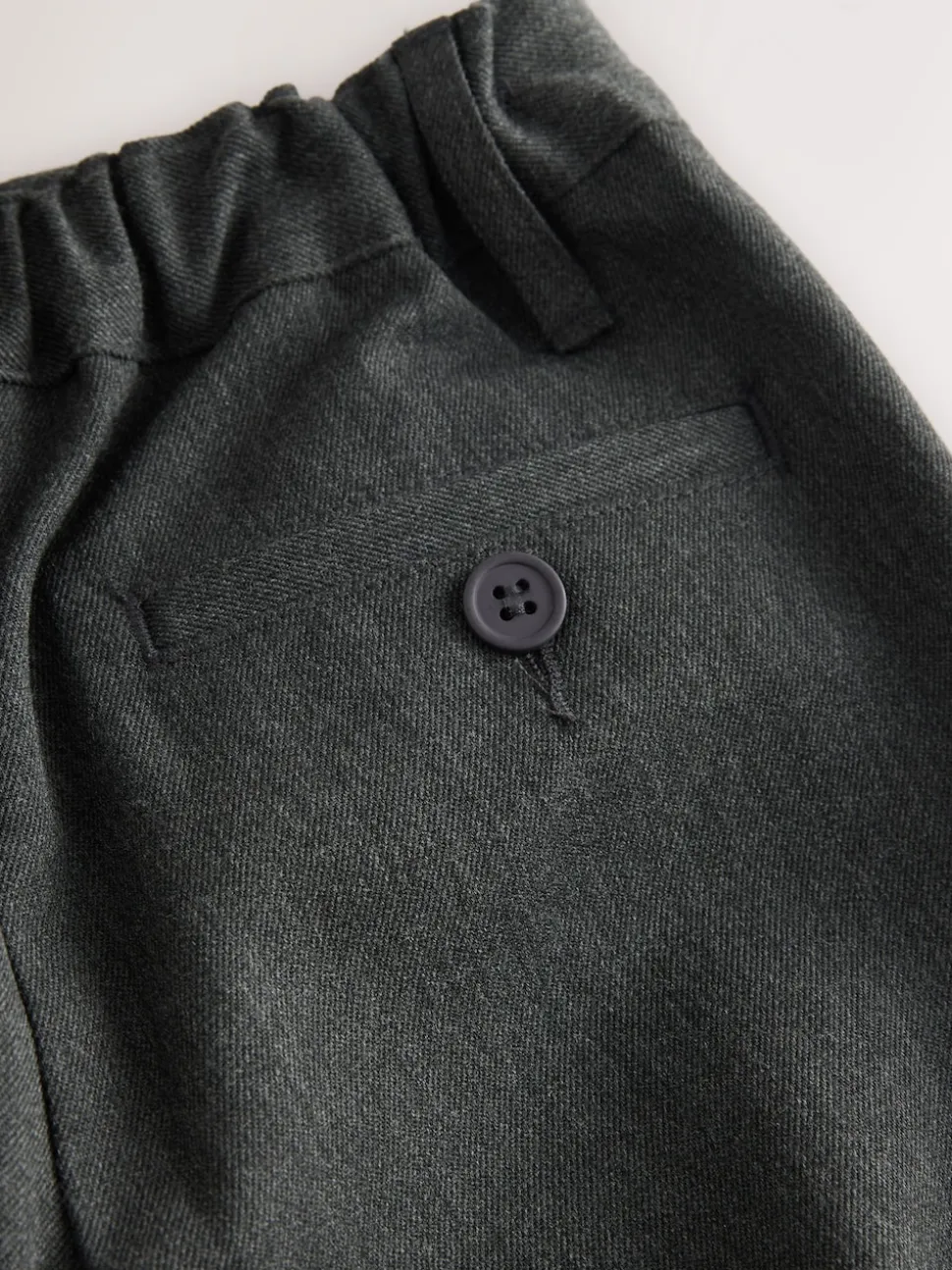 Gris - Pantalons d’école à taille standard coupe standard (3-17ans)