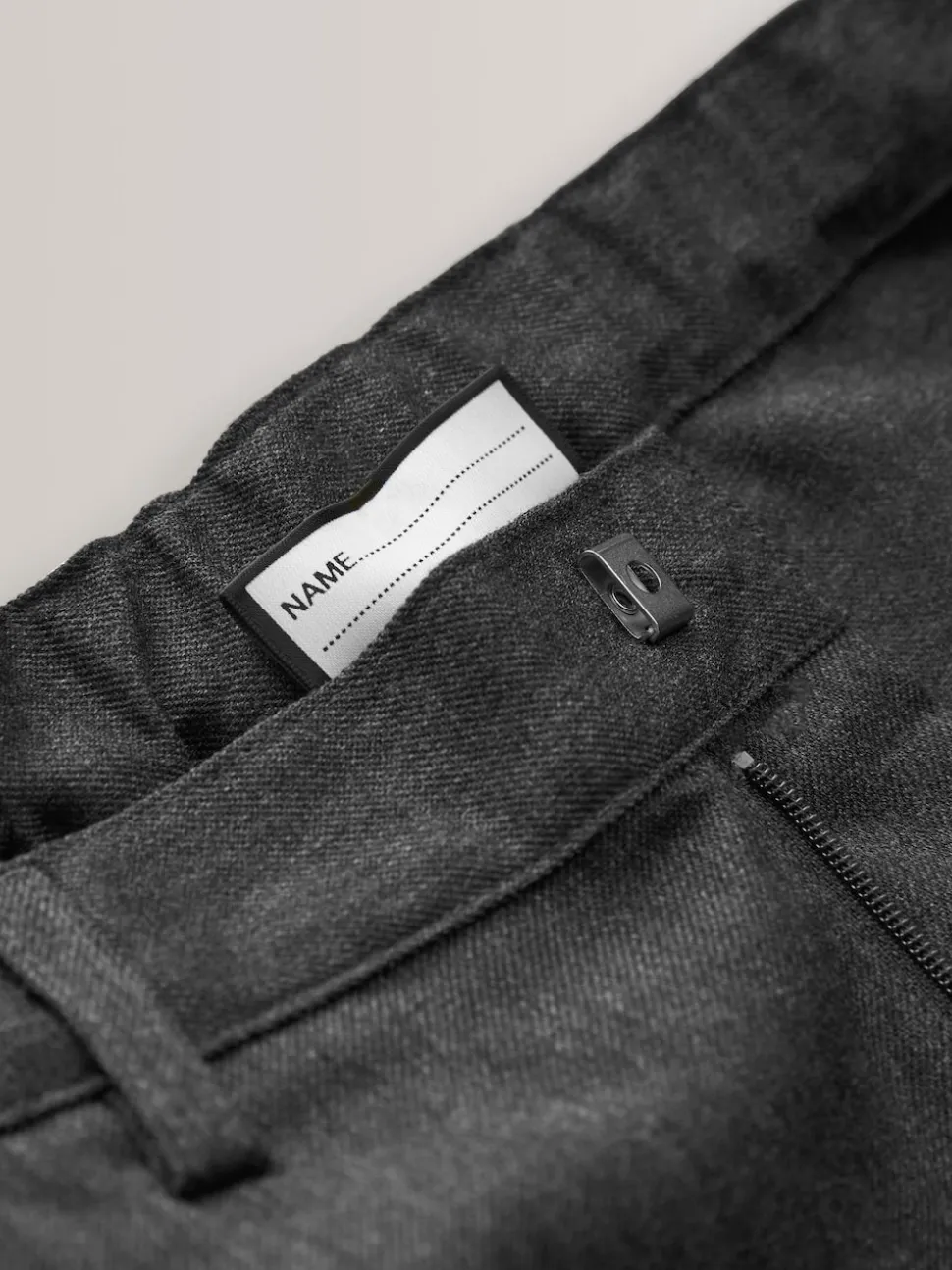 Gris - Pantalons d’école Coupe droite (3-17ans)