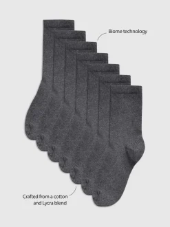 Gris - 7{Paquet de chaussettes en coton riche