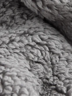 Gris - Peignoir en polaire bébé (12mois-8ans)