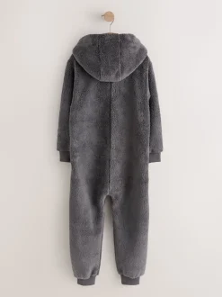 Gris - Polaire All-In-One (3-16ans)