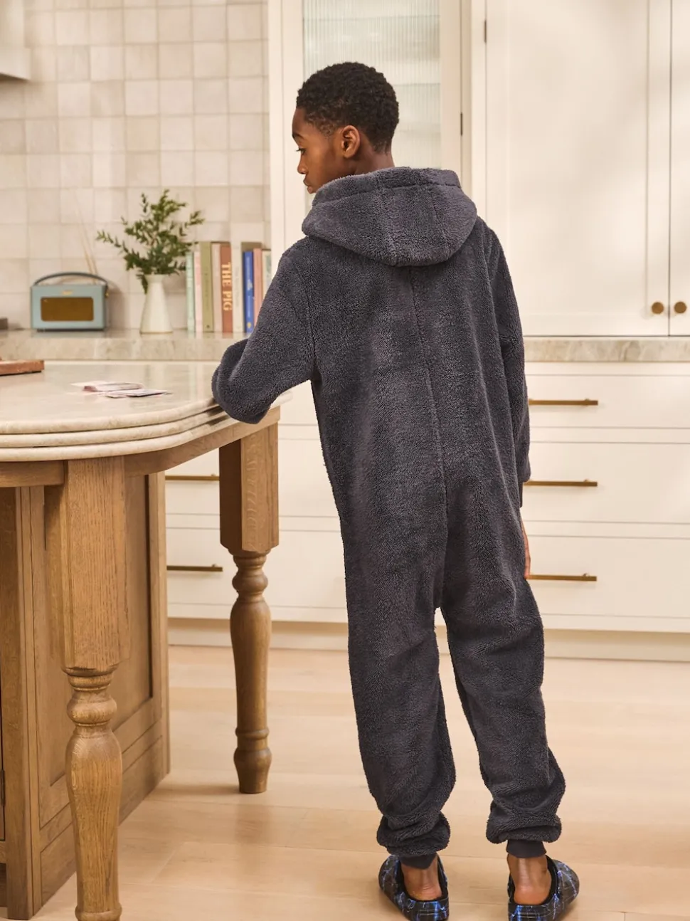 Gris - Polaire All-In-One (3-16ans)