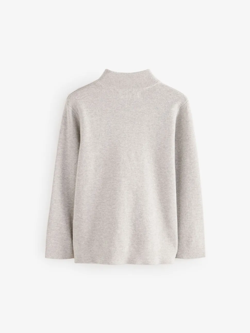 Gris - Pull quart de zip (3-16ans)