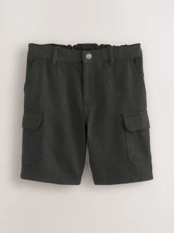 Gris - Short cargo pour l'école (3-14ans)