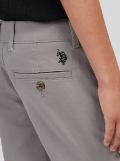 Gris - Short chino classique US Polo Assn